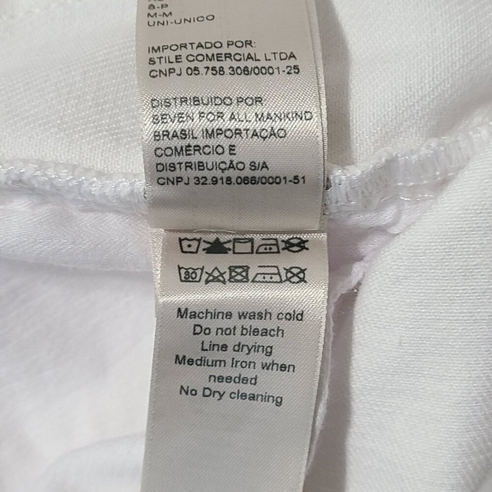 7 For All Mankind White Low Rise Flare Denim Womens Size 29 Jeans - Picture 8 of 9